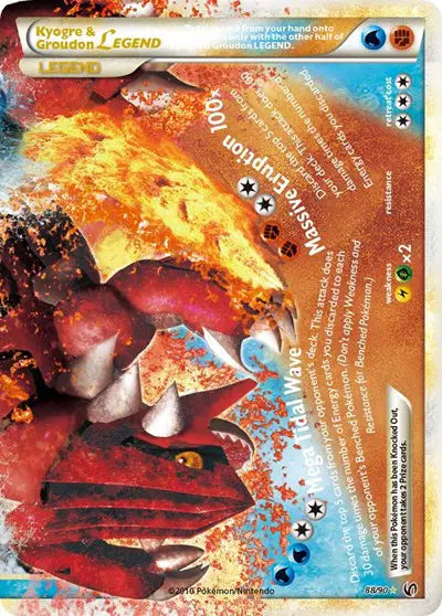 Kyogre & Groudon Legend - Bottom - 88/90 - Undaunted