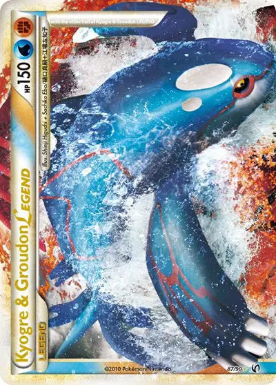 Kyogre & Groudon Legend - Top - 87/90 - Undaunted