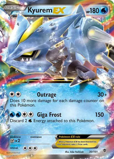 Kyurem EX - 30/101 - Plasma Blast