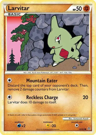 Larvitar - 50/95 - Unleashed