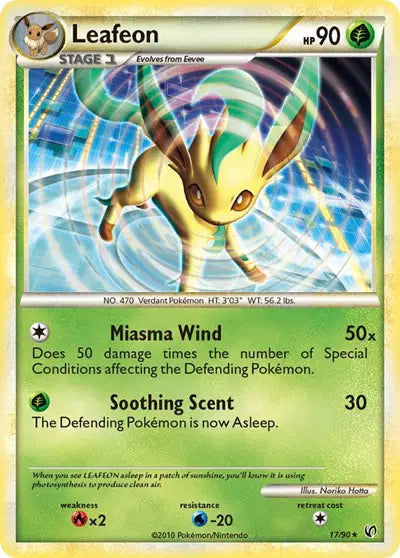 Leafeon - 17/90 - Undaunted