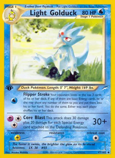 Light Golduck - 47/105 - 1st Edition - Neo Destiny