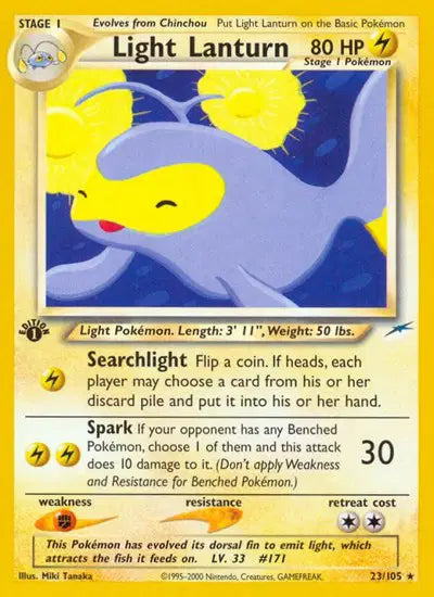 Light Lanturn - 23/105 - 1st Edition - Neo Destiny