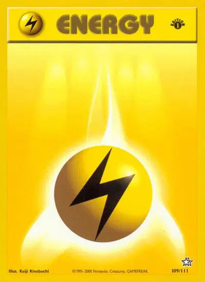 Lightning Energy - 109/111 - 1st Edition - Neo Genesis