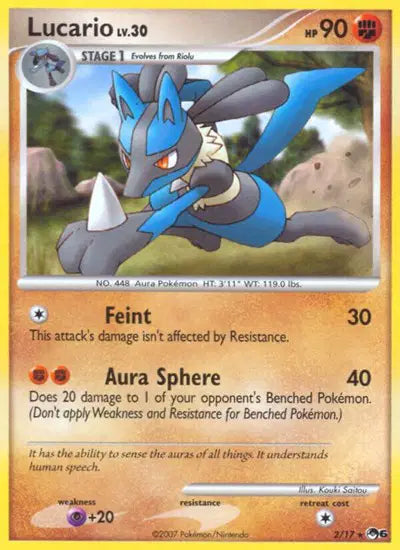 Lucario - 2/17 - Pop Series 6
