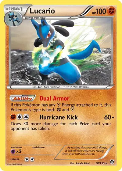 Lucario - 78/135 - Plasma Storm