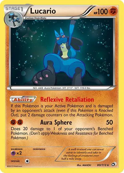 Lucario - 80/113 - Legendary Treasures