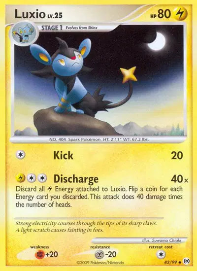 Luxio - 43/99 - Platinum Arceus
