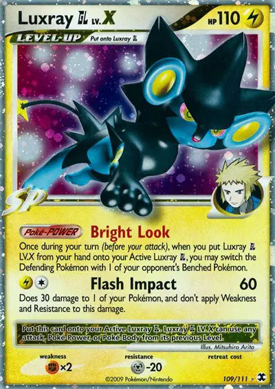 Luxray GL Lv.X - 109/111 - Rising Rivals