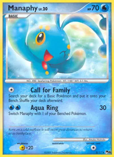 Manaphy - 3/17 - Pop Series 6