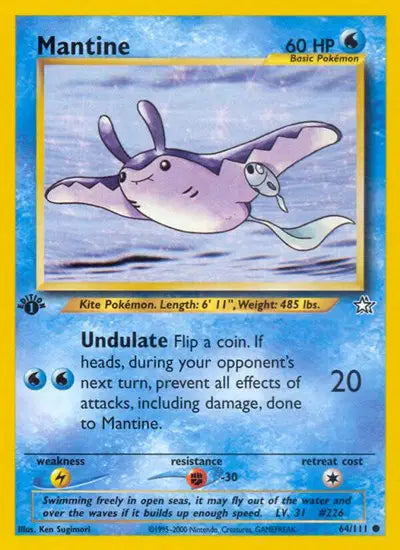 Mantine - 64/111 - 1st Edition - Neo Genesis