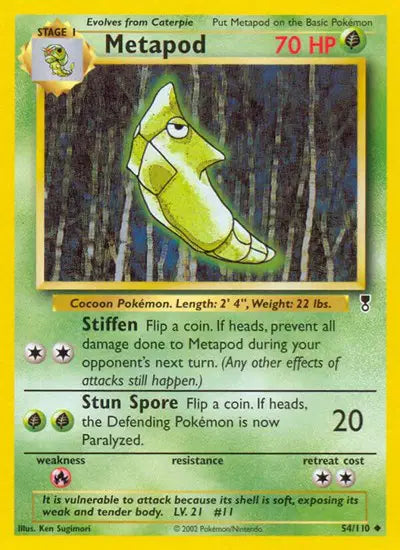 Metapod - 54/110 - Legendary Collection