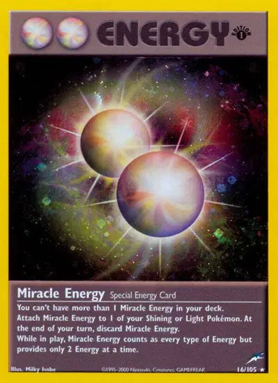 Miracle Energy - 16/105 - 1st Edition - Neo Destiny