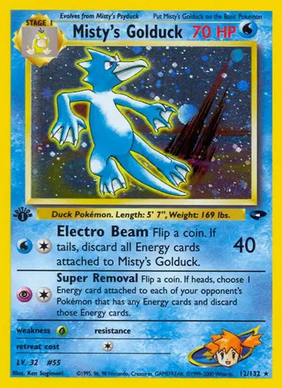 Misty's Golduck - 12/132 - 1st Edition - Gym Challenge