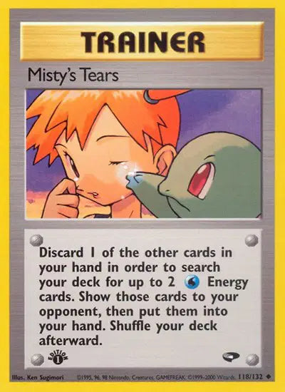 Misty's Tears - 118/132 - 1st Edition - Gym Challenge