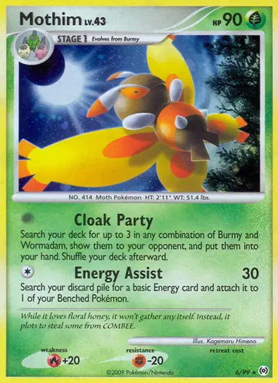 Mothim - 6/99 - Platinum Arceus