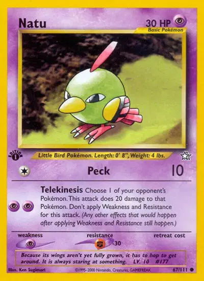 Natu - 67/111 - 1st Edition - Neo Genesis