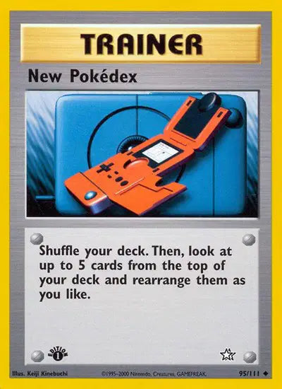 New Pokedex - 95/111 - 1st Edition - Neo Genesis