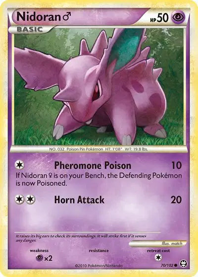 Nidoran M - 70/102 - Triumphant