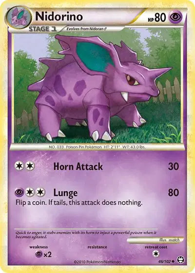 Nidorino - 46/102 - Triumphant