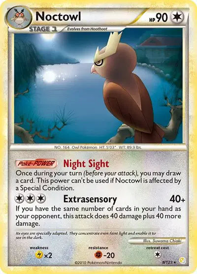 Noctowl - 8/123 - HeartGold SoulSilver