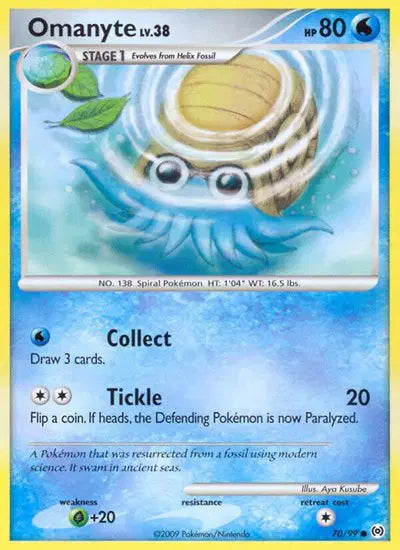 Omanyte - 70/99 - Platinum Arceus