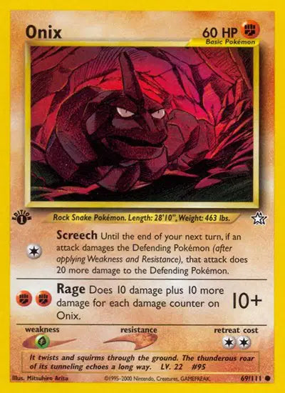 Onix - 69/111 - 1st Edition - Neo Genesis