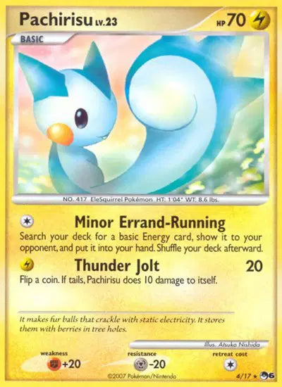 Pachirisu - 4/17 - Pop Series 6