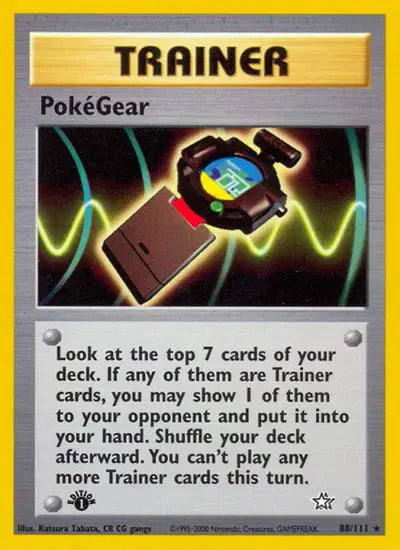 PokeGear - 88/111 - 1st Edition - Neo Genesis