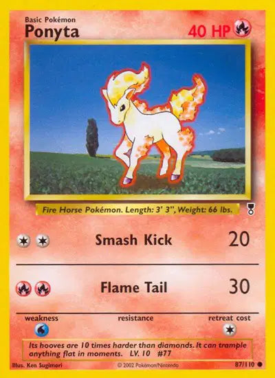 Ponyta - 87/110 - Legendary Collection