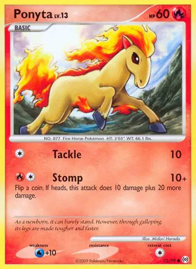 Ponyta - 72/99 - Platinum Arceus