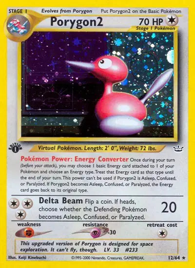 Porygon2 - 12/64 - 1st Edition - Neo Revelation
