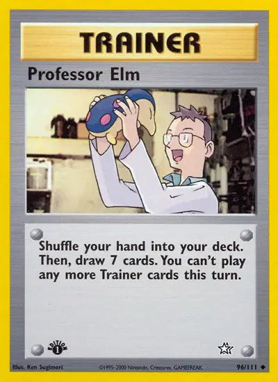 Professor Elm - 96/111 - 1st Edition - Neo Genesis