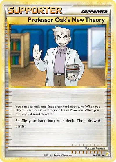 Professor Oak's New Theory - 101/123 - HeartGold SoulSilver