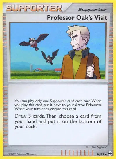 Professor Oak's Visit - 90/99 - Platinum Arceus
