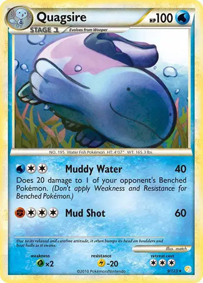 Quagsire - 9/123 - HeartGold SoulSilver
