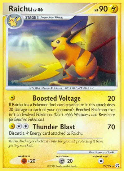 Raichu - 27/99 - Platinum Arceus
