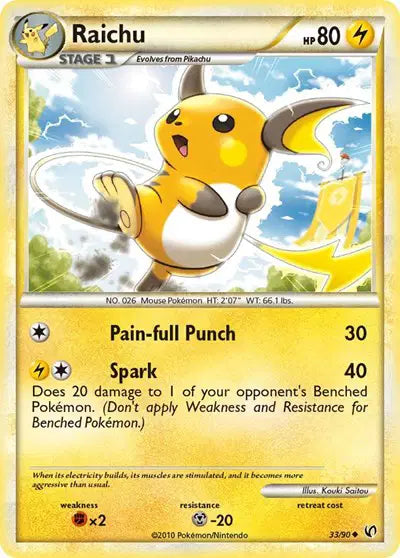 Raichu - 33/90 - Undaunted