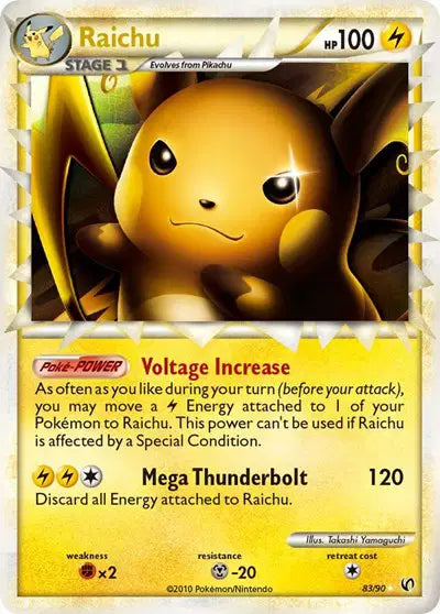 Raichu  - 83/90 - Undaunted