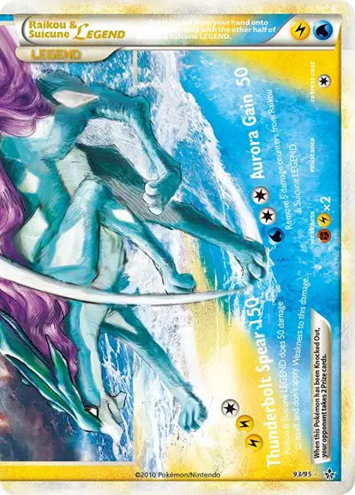 Raikou & Suicune Legend - Bottom - 93/95 - Unleashed