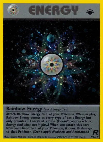 Rainbow Energy - 17/82 - 1st Edition - Team Rocket