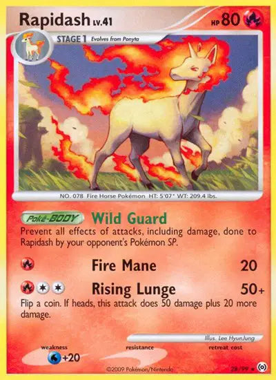 Rapidash - 28/99 - Platinum Arceus