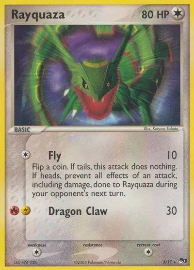 Rayquaza - 3/17 - Pop Series 1