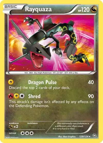 Rayquaza - 128/124 - Dragons Exalted