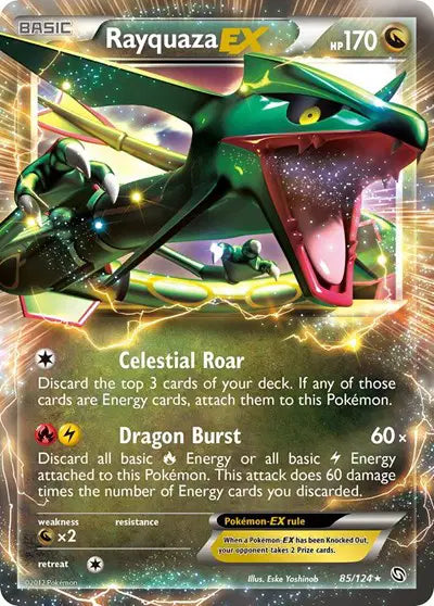 Rayquaza EX - 85/124 - Dragons Exalted