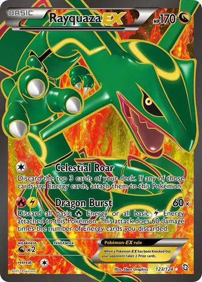 Rayquaza EX - 123/124 - Dragons Exalted
