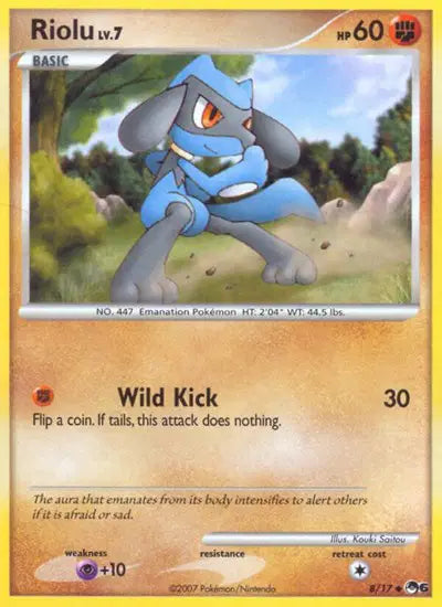 Riolu - 8/17 - Pop Series 6