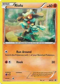 Riolu - BW33 - Cosmos Holo - Black & White Promos