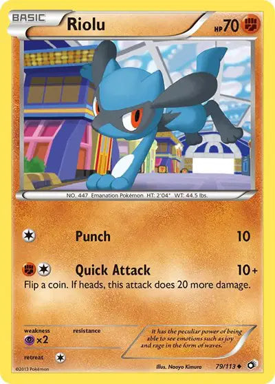 Riolu - 79/113 - Legendary Treasures