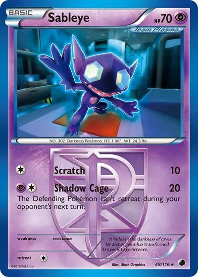 Sableye - 49/116 - Plasma Freeze